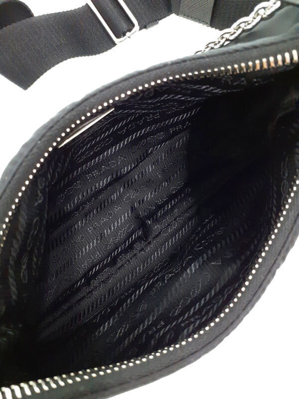Prada ReEdition ReNylon Black 2005 Bag Chain - Picture 3 of 9